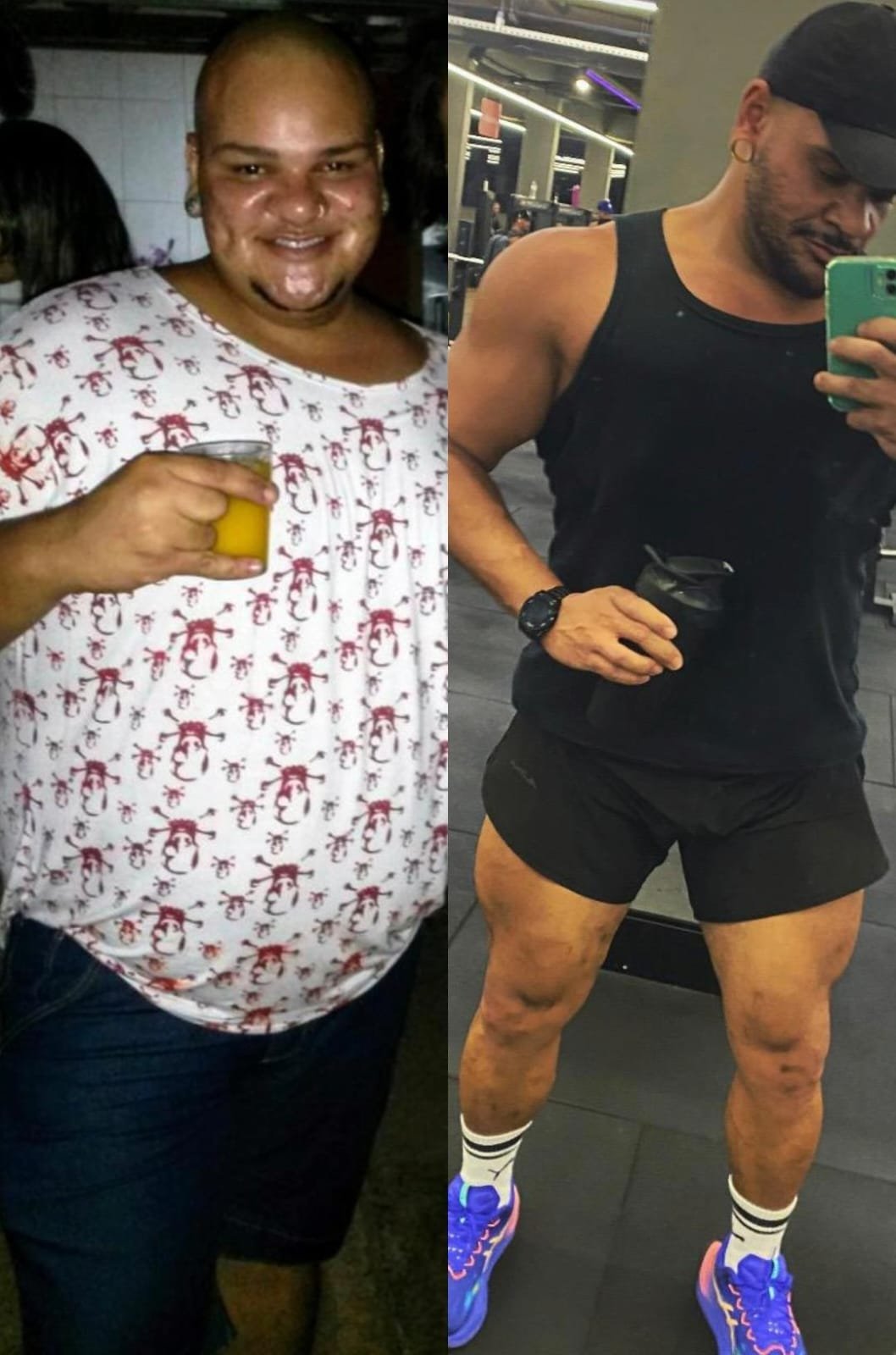 Transformação física — resultado real