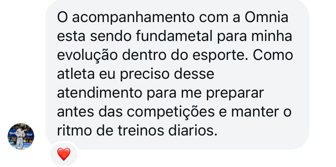 Depoimento de aluno